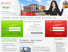Tablet Screenshot of olasz-nyelvlecke.hu